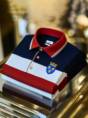 T-shirt à manches courtes Bouclier Bleu Du Lys Doré Homme