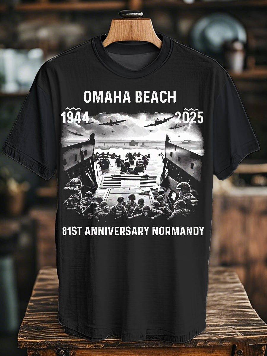 T-shirt du Jour J 1944 Normandie Military History pour homme
