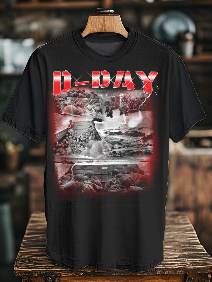T-shirt du Jour J 1944 Normandie Military History pour homme