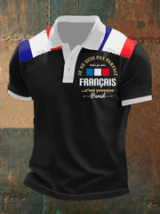 T-shirt manches courtes Je Ne Suis Pas Parfait Mais Je Suis Français Sur Homme