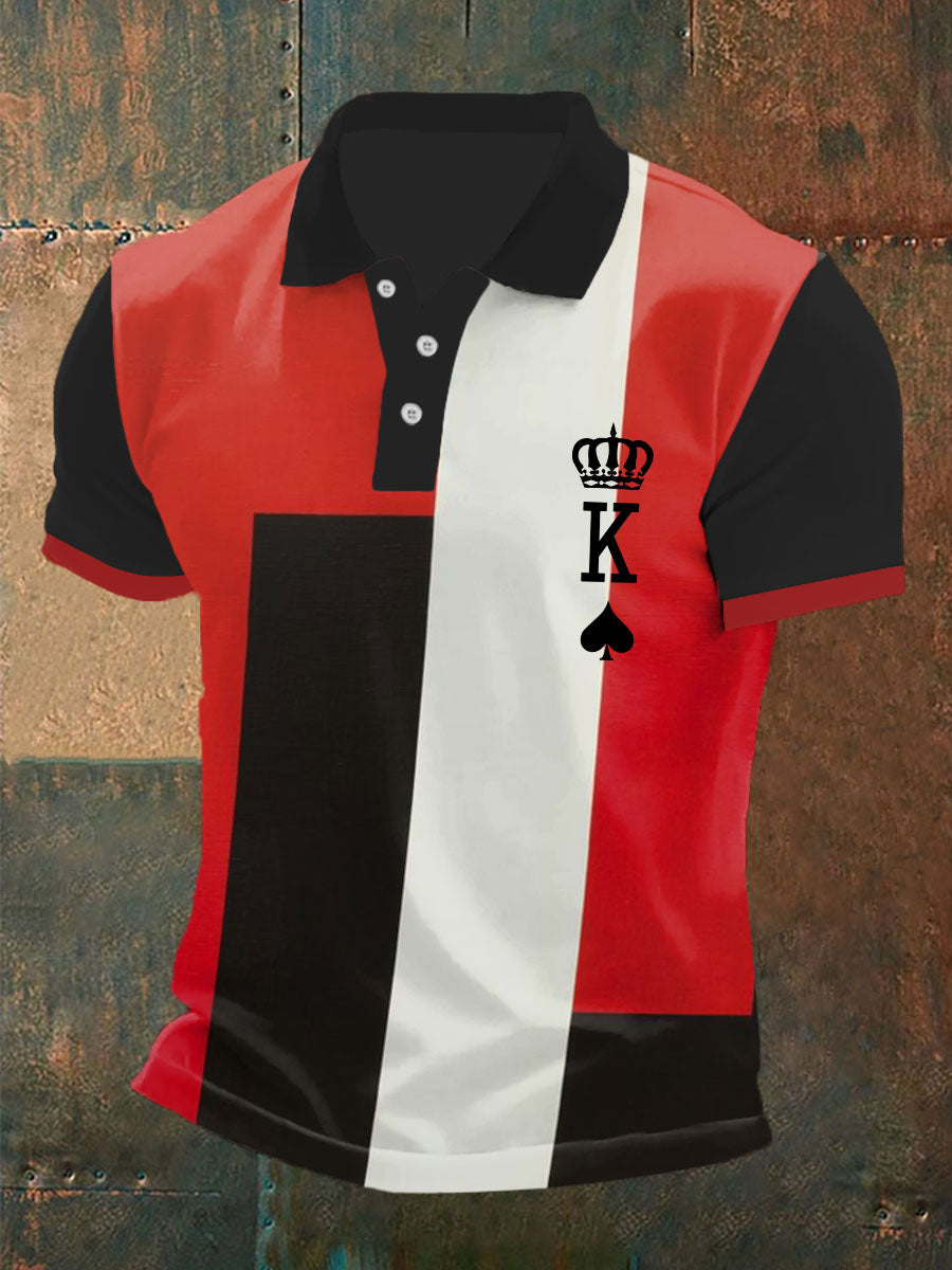 T-shirt de poker pour hommes
