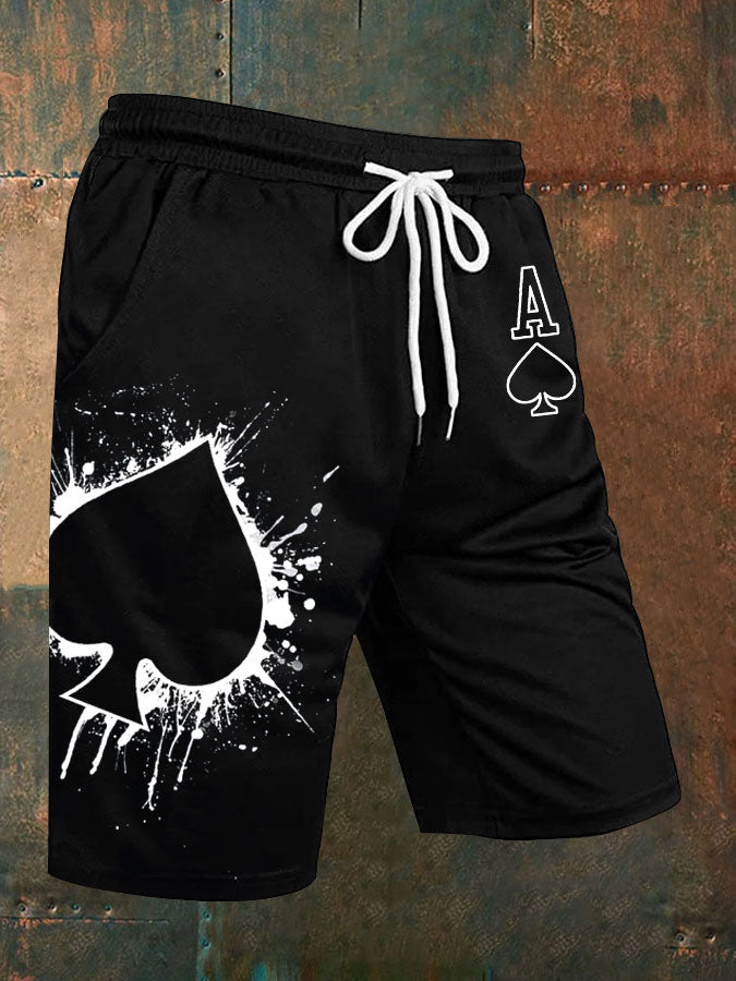 Short décontracté Texas Hold'em Homme