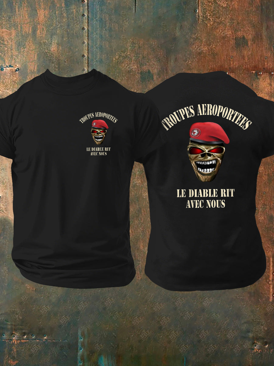 T-Shirt TAP Le diabable rit avec nous Homme