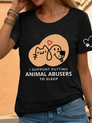 T-shirt Animal Protection Femme