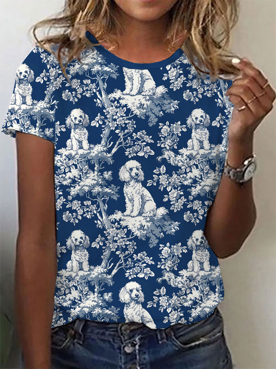 T-shirts Poodle pour femmes