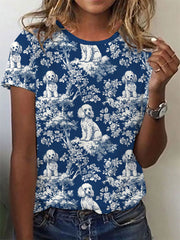 T-shirts Poodle pour femmes