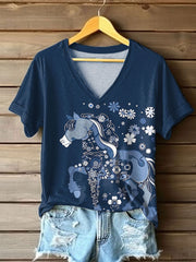 T-shirt Cheval Femme