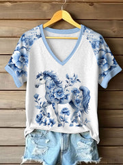 T-shirt Cheval Femme