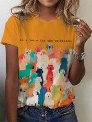 T-shirt respectueux des animaux pour femmes
