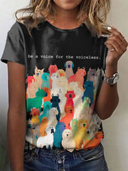 T-shirt respectueux des animaux pour femmes