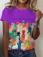 T-shirt respectueux des animaux pour femmes