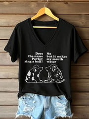 T-shirt respectueux des animaux pour femmes