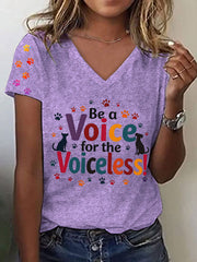 T-shirt respectueux des animaux pour femmes