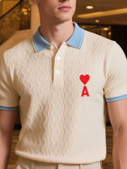 T-shirt de style business poker pour hommes