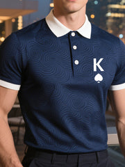 T-shirt de style business poker pour hommes