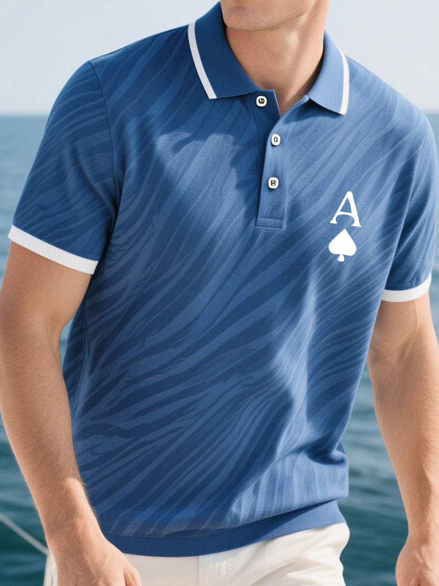 T-shirt de style business poker pour hommes