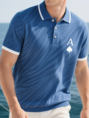 T-shirt de style business poker pour hommes
