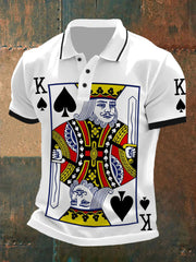 Hauts de poker K of spades pour hommes