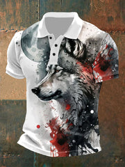 Hauts occasionnels d'impression du loup des hommes