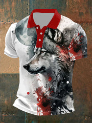 Hauts occasionnels d'impression du loup des hommes