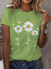 T-shirt Décontracté   Love Femme