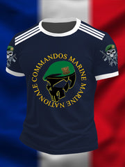 T-shirt à manches courtes Commandos Marine Homme