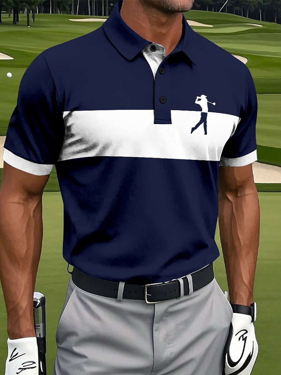 Chemise à manches courtes Business Casual Golf pour hommes