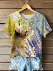 动物,猫,油画