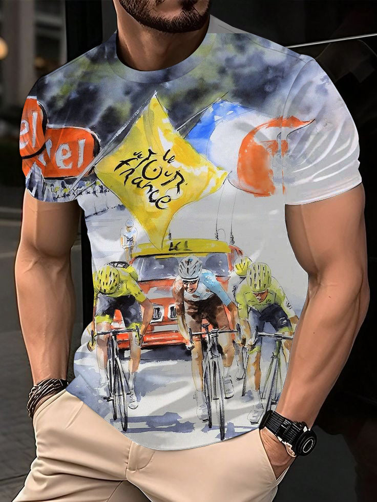 T-shirt à manches courtes Tour De France Homme