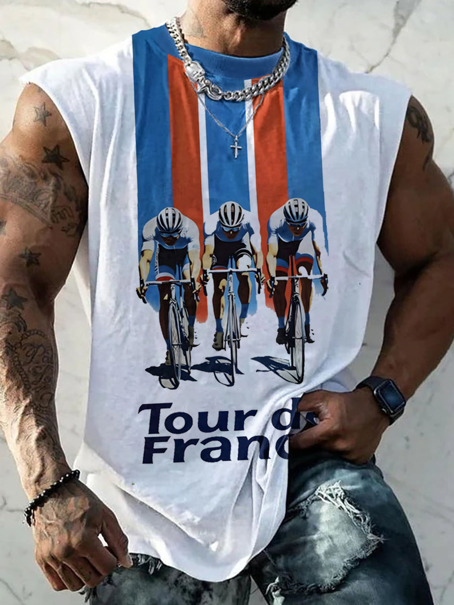 Débardeurs à manches courtes Tour De France Homme