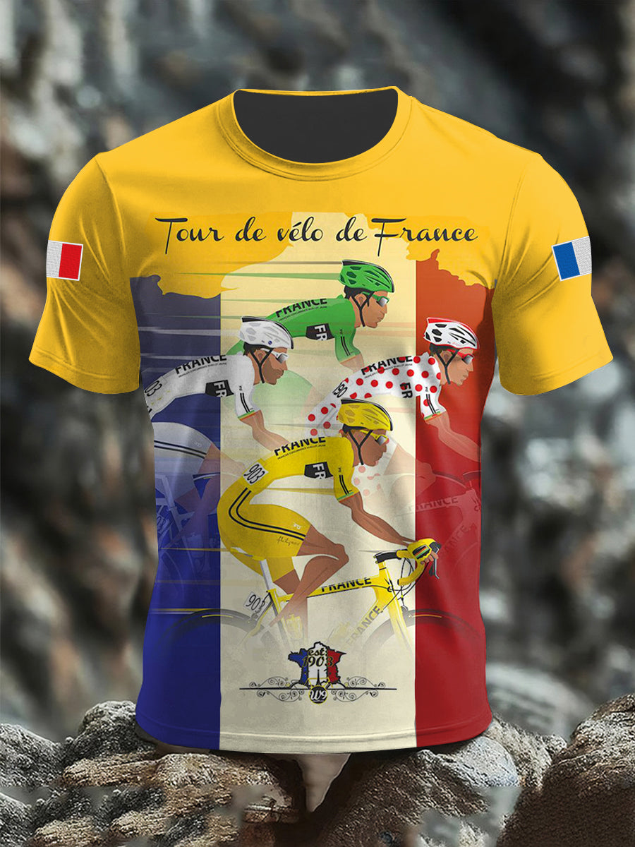 T-shirt à manches courtes Tour De France Homme