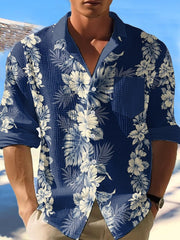 Chemise à manches longues Hawaii Vacation Waffle Homme