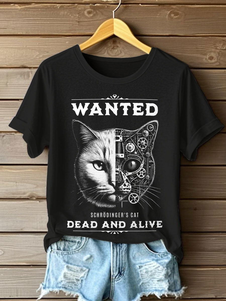 Tee-shirts chat Schrödinger pour femmes