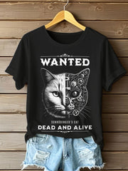 Tee-shirts chat Schrödinger pour femmes
