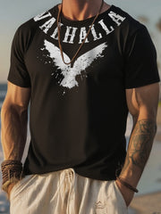 T-shirt manches courtes Viking Print pour homme