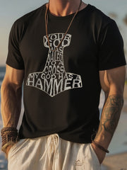 T-shirt manches courtes Viking Print pour homme