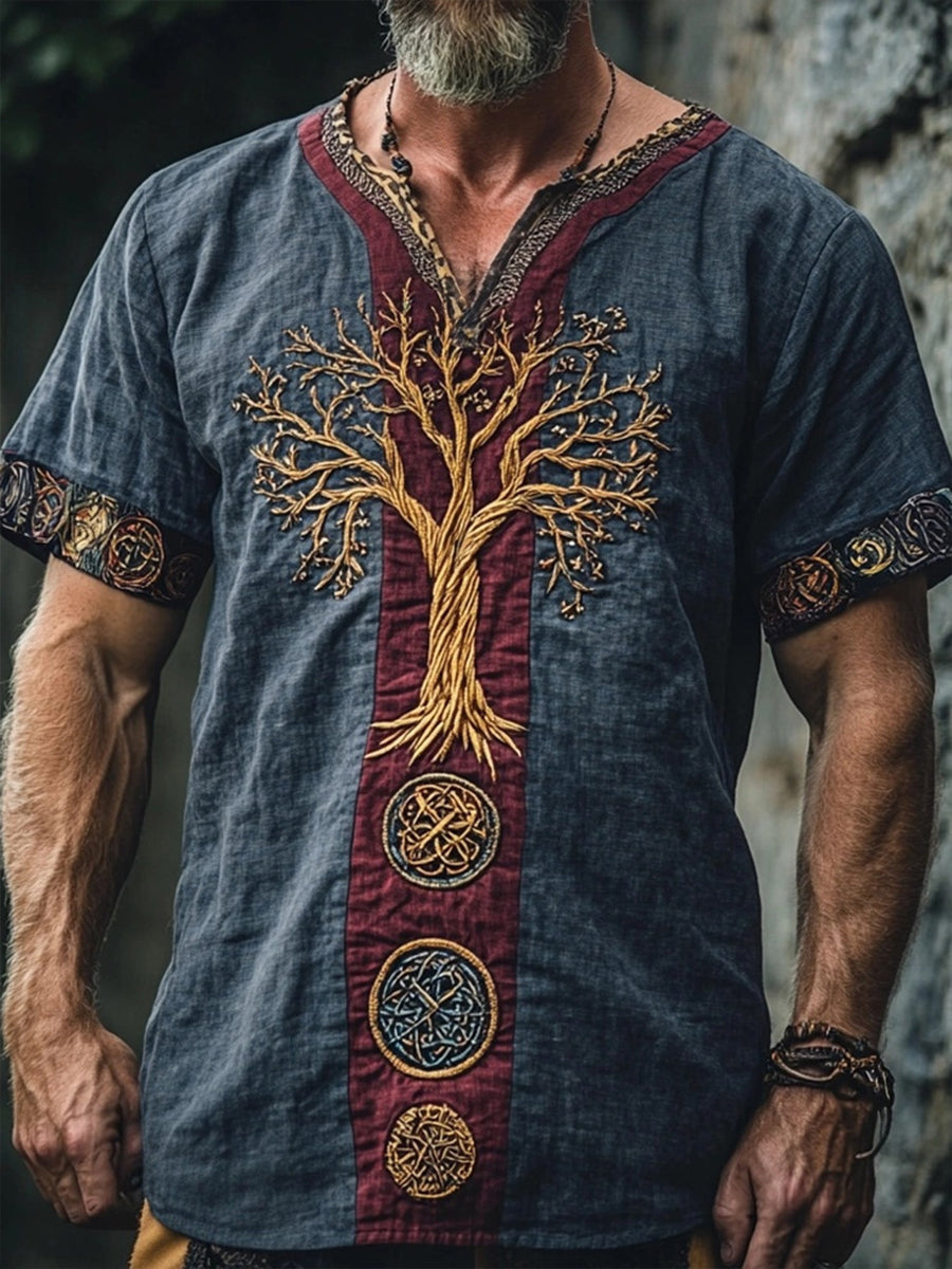 T-shirt Viking vintage pour homme