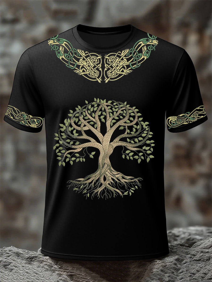 T-shirts Viking Tree of Life pour hommes