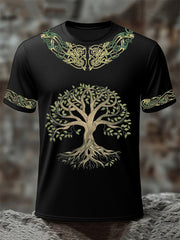 T-shirts Viking Tree of Life pour hommes