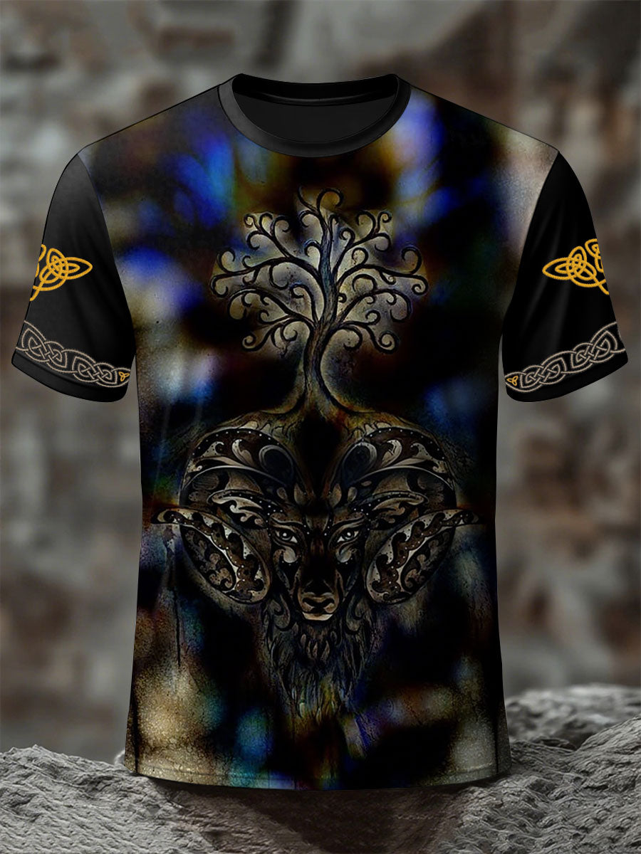 T-shirts Viking Tree of Life pour hommes