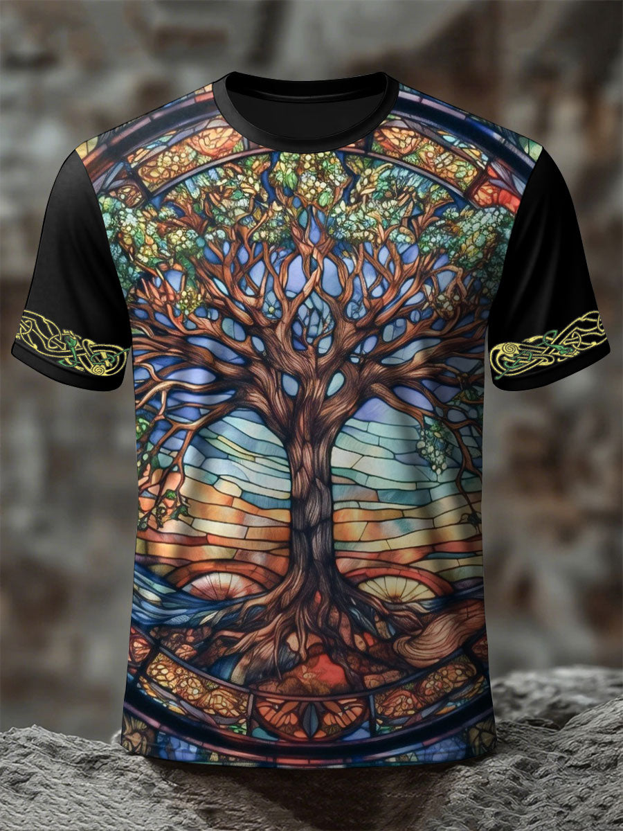 T-shirts Viking Tree of Life pour hommes
