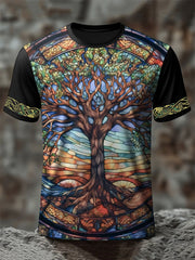 T-shirts Viking Tree of Life pour hommes