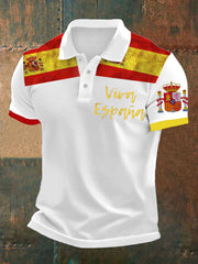 Polo Homme Imprimé Espagne