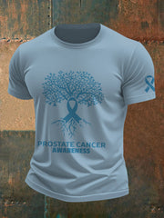 T-shirt sensibilisation au cancer de la prostate pour homme