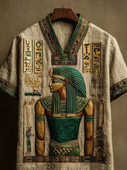 T-shirt imprimé ancien égyptien pour hommes