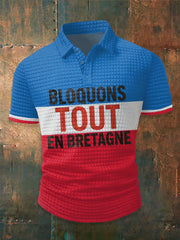 Chemise à manches courtes pour hommes Bloquons tout