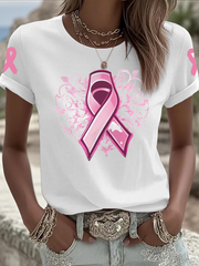 T-shirt à manches courtes Iron On pour femmes