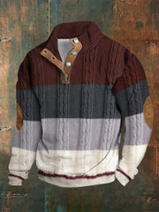 Sweat-shirt décontracté imprimé western vintage pour hommes