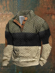 Sweat-shirt décontracté imprimé western vintage pour hommes