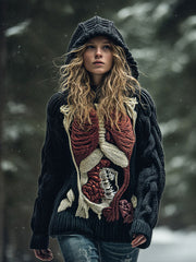 Vêtements pour femmes Halloween Intestin Imprimer Tops